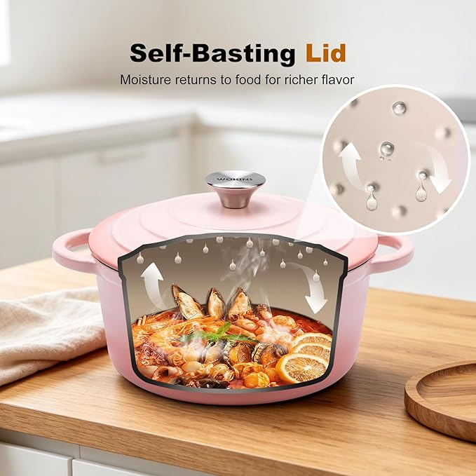 Enameled Cast Iron Dutch Oven - Image 4