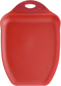 Dexas Chop & Scoop Cutting Board, 9.5 by 13 inches, Solid Red by Dexas