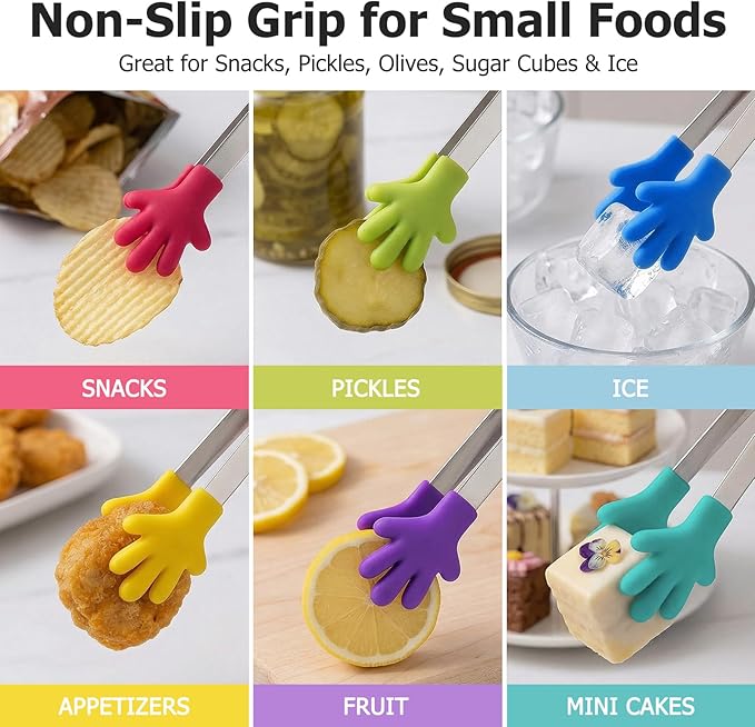 Shindel Mini Serving Tongs, Cute Kitchen Gadgets - Image 3