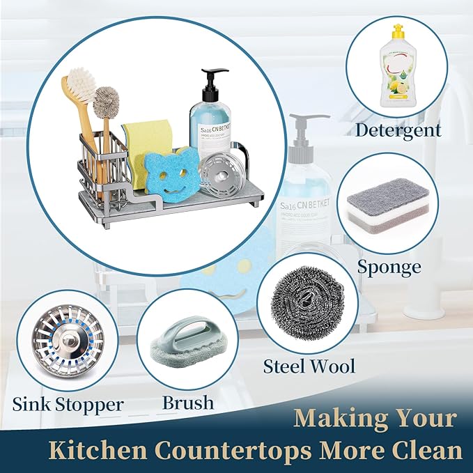 Consumest Sponge Holder for Kitchen Sink - Image 7