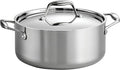 Tramontina Signature Tri-Ply Clad Stainless Steel 5-Quart Dutch Oven Pot by Tramontina