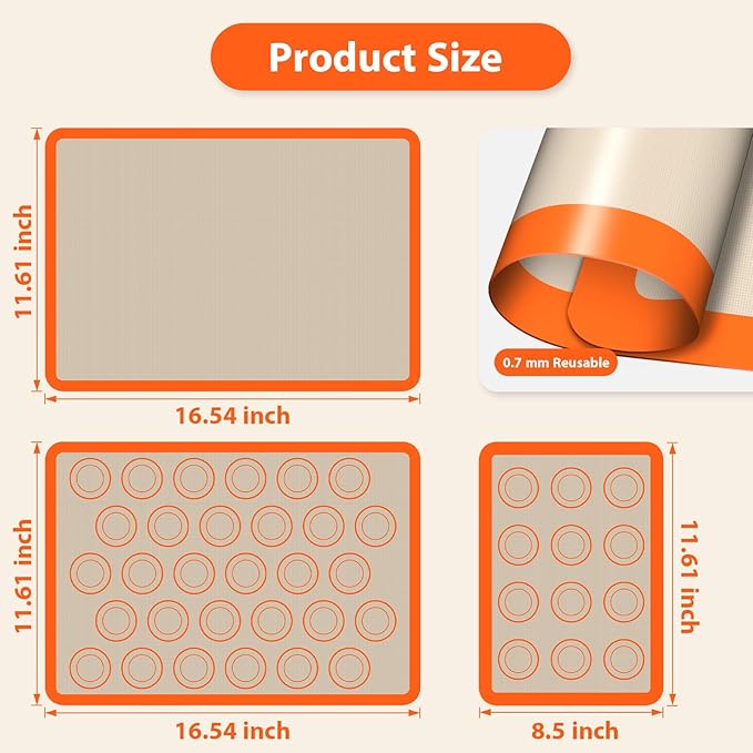 Macaron Silicone Baking Mats - Image 2