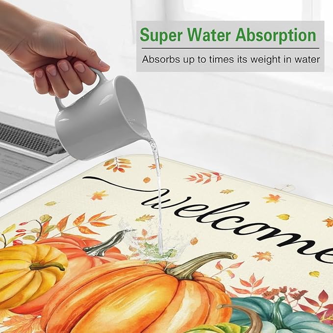 Dish Drying Mat Drainer Pads - Image 2