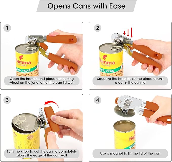 Beneno Heavy Duty Hand Can Opener Manual - Image 4