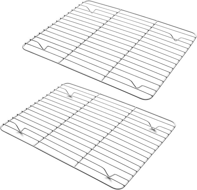 TeamFar Cooling Rack, 11.7” x 9” Stainless Steel Wire Baking Rack by TeamFar