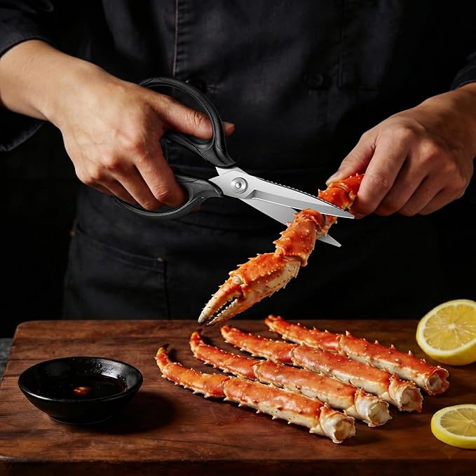 SHAN ZU 8.4" Heavy Duty Kitchen Scissors - Image 8