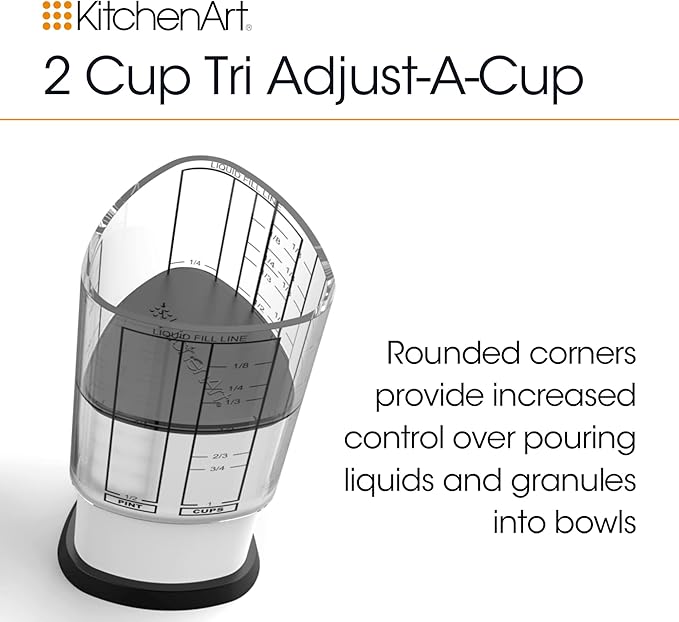 KitchenArt Pro Adjustable Measuring Set, Includes Adjustable Tablespoon - Image 5