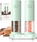 Electric Salt and Pepper Grinder Set Automatic Battery Pepper Mill Shakers by ioion