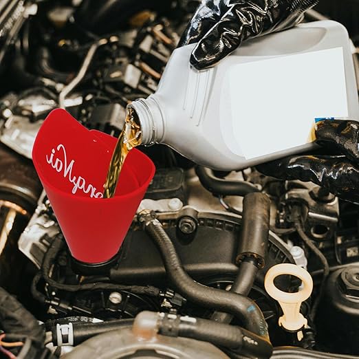 Flexible Funnel for Oil Change, Form a Funnel for Automotive Use. Oil Change - Image 3