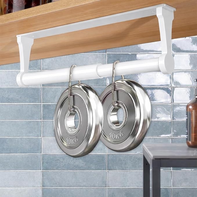 MONEER Kitchen Roll Holder Under Cabinet, Paper Towel Holder, Aluminum Alloy - Image 5