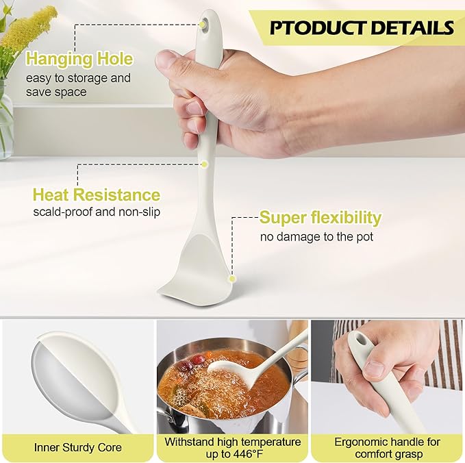 Homikit Kitchen Utensils Set, Useful Kitchen Gadgets & Pots and Pans Accessories - Image 3