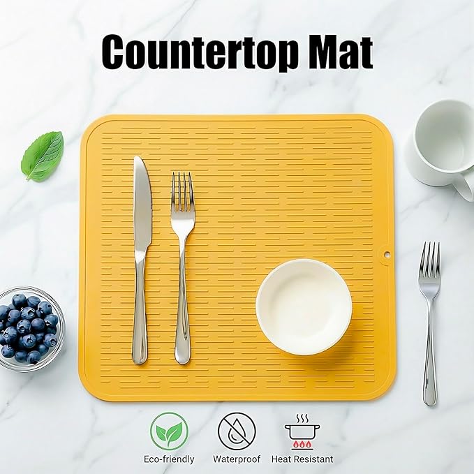 MicoYang Silicone Dish Drying Mat - Image 3
