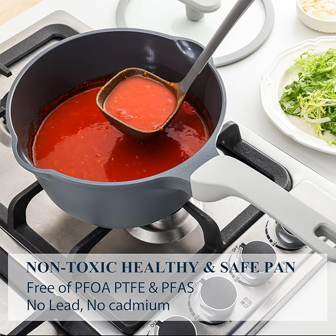 PRICUSIS Nonstick Saucepan Set - Image 3