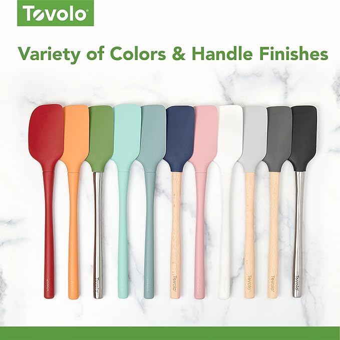 Tovolo Flex Core 5 Piece Silicone Spatula Set Heat Resistant All Silicone - Image 4
