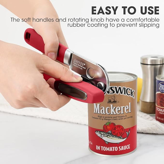 Manual Can Opener, UHIYEE Handheld Can Opener Heavy Duty - Image 4