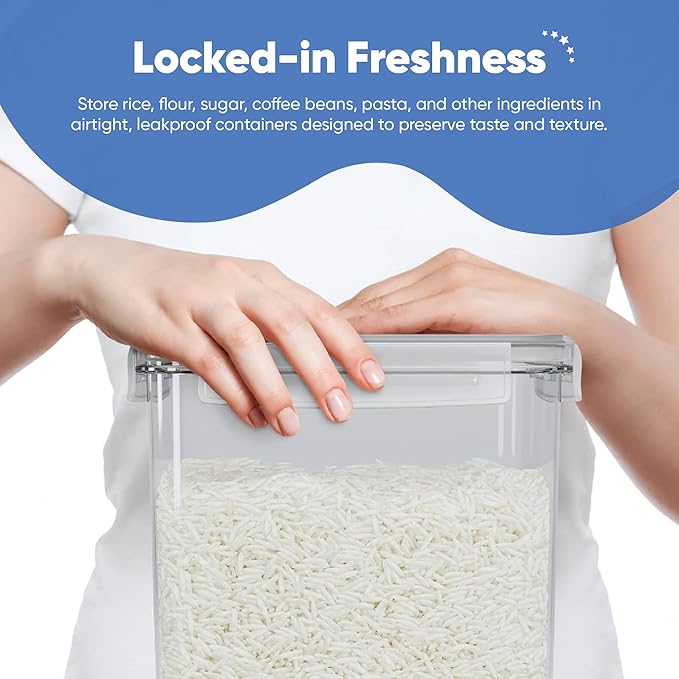 Chef's Path Extra Large Tall Airtight Food Storage Containers, Airtight Food - Image 3