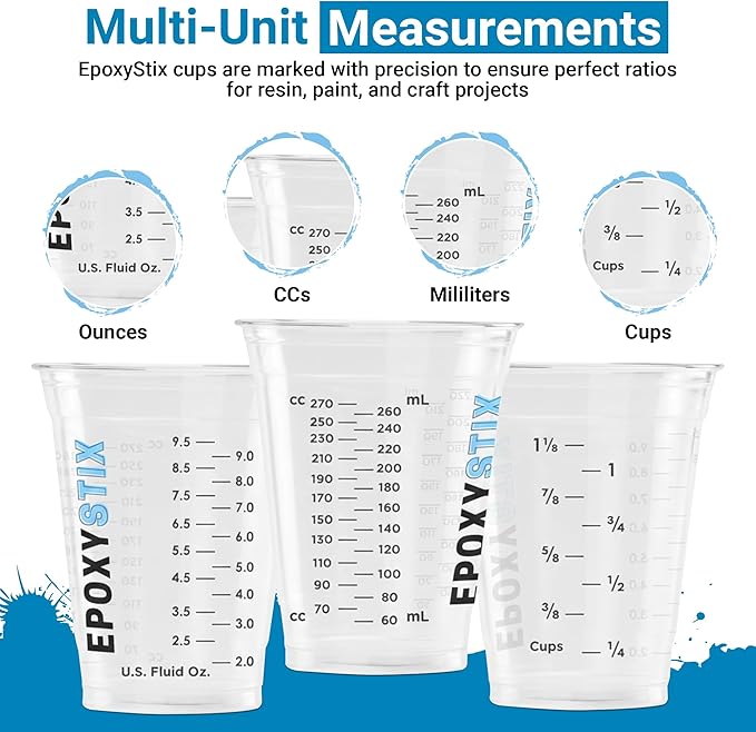NEW SIZE 12oz Graduated Mixing Cups - Image 2