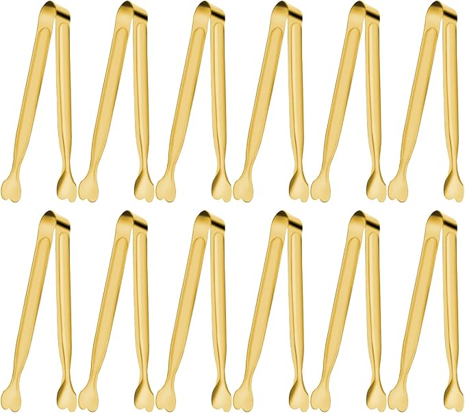 Serving Tongs, Anytrp 12-Packs Stainless Steel Sugar Tongs, 5.3inch Small Tong by Unknown