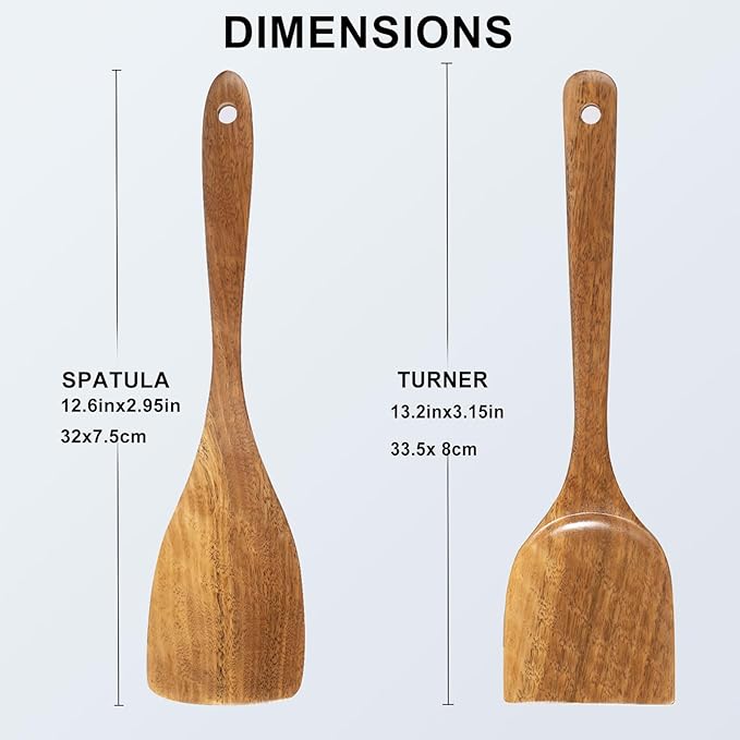 Wooden Spatulas, flipping and Wok Spatula, Wooden Spoons & Spurtle - Image 8