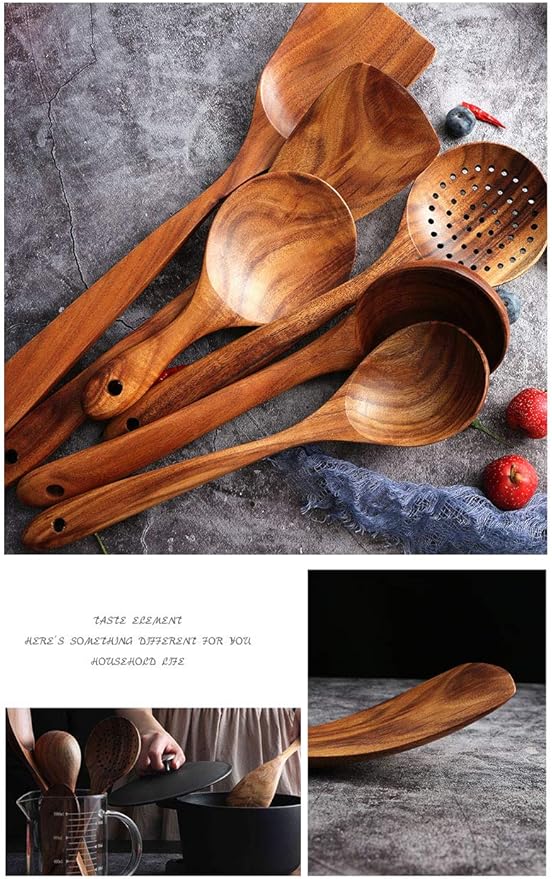 Messon Wooden Spoons for Cooking - Image 7