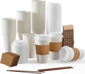 JOLLY PARTY 16 oz Paper Coffee Cups, Disposable Paper Coffee Cup by JOLLYPARTY