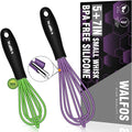 Walfos Mini Silicone Whisk, Heat Resistant by Walfos