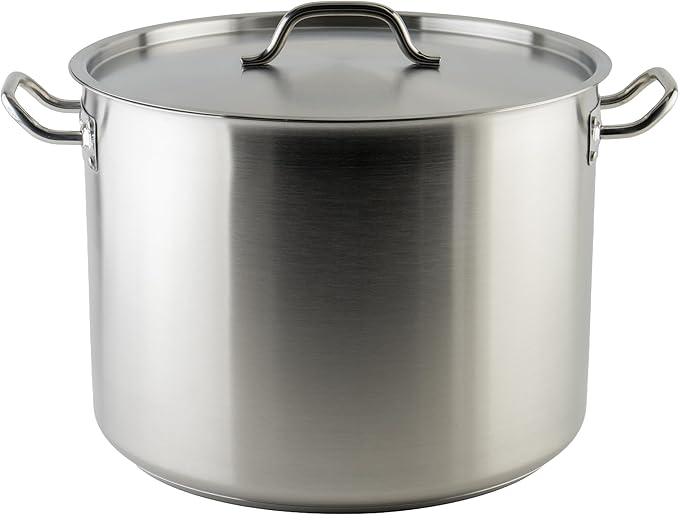 Winware SST-40 Stainless Steel 40 Quart Stock Pot by Winco