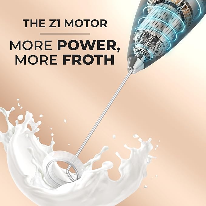 Zulay Kitchen Powerful Milk Frother Wand - Image 3
