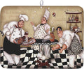 Fat Chef Dish Drying Mat For Kitchen Counter 18x24 Inch Microfiber Absorbent by Kawani
