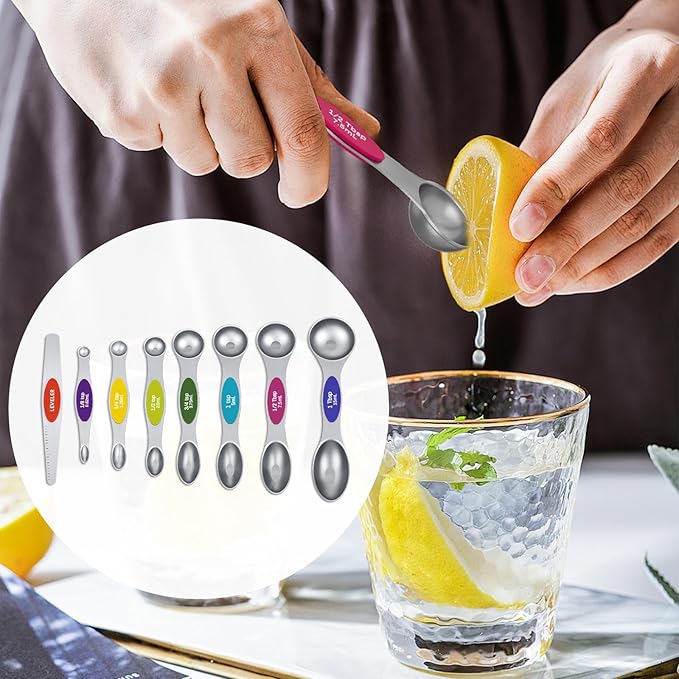Magnetic Measuring Spoons Set - Image 4