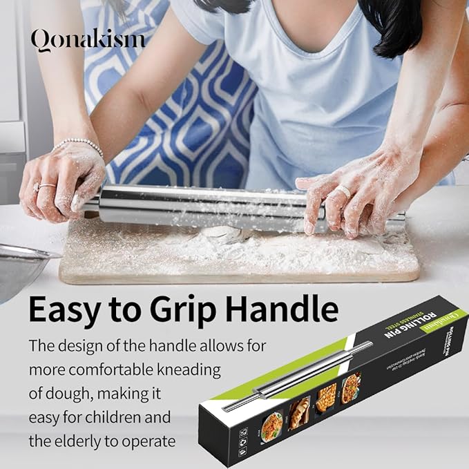 Rolling Pin –304 Stainless Steel Roll Pins - Image 2