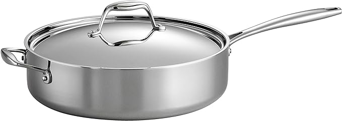 Tramontina Signature Tri-Ply Clad Stainless Steel 6-Quart Saute Pan by Tramontina