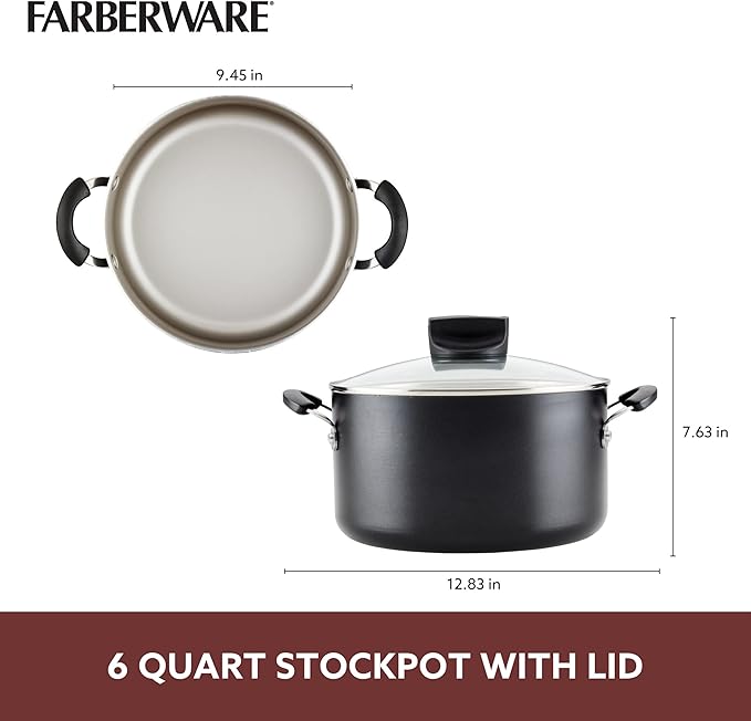 Farberware Smart Control Nonstick Stock Pot/Stockpot - Image 3