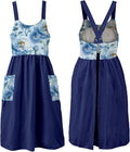 Uaussi Cotton Linen Apron Cross Back Work Apron by Uaussi