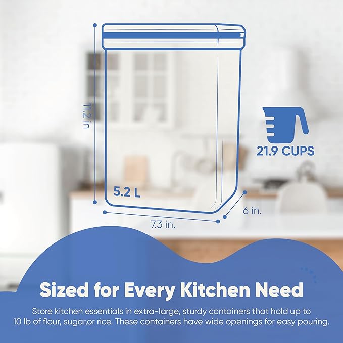 Chef's Path Large Airtight Food Storage Containers - Image 4