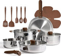 CAROTE 19pcs Stainless Steel Cookware Set by CAROTE
