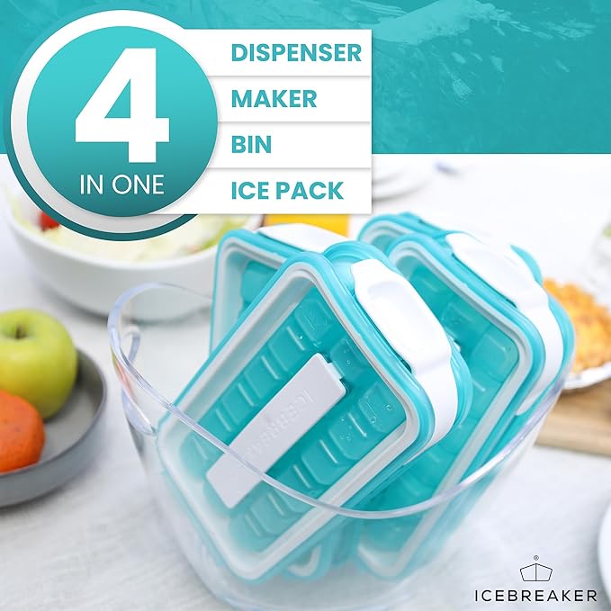 ICEBREAKER POP - 4 IN 1 - DISPENSER - MAKER - BIN - ICE PACK - Make And Serve - Image 6