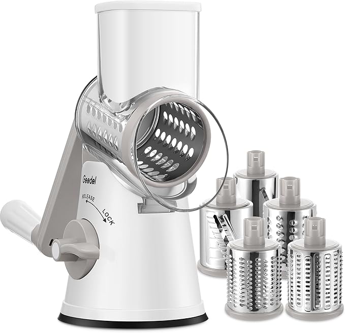 Geedel Rotary Cheese Grater Cheese Shredder by Geedel