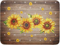 Summer Sunflower Bee Dish Drying Mat by Anyako