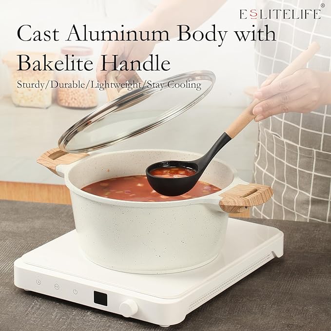 ESLITE LIFE Nonstick Stock Pot - Image 5