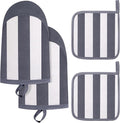 Reallnaive Oven Mitts and Pot Holders 4 Pcs Set by Unknown