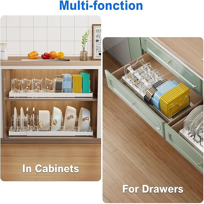 Mustorn Pots and Pans Organizer Under Cabinet - Image 4