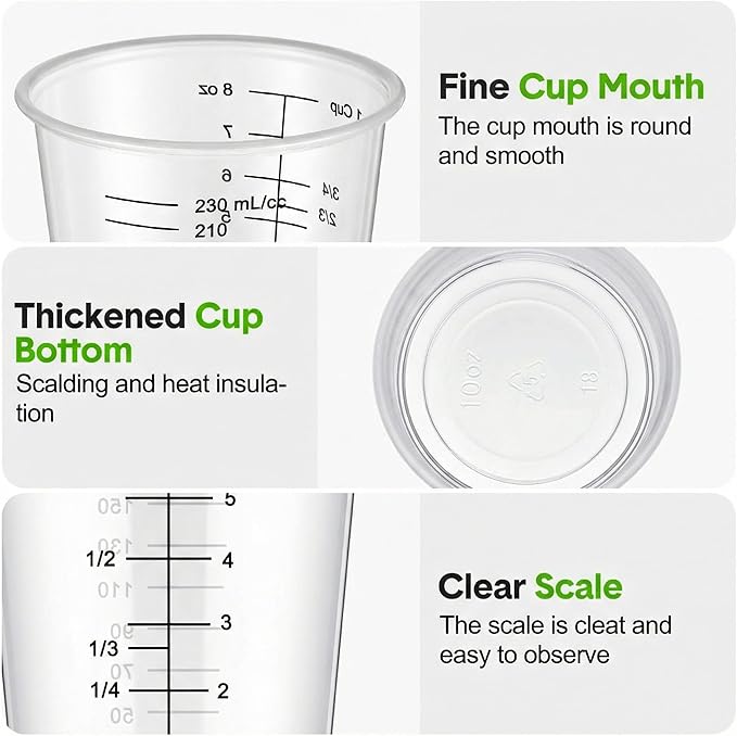 Yunsailing 500 Pack Disposable Measuring Cups - Image 3