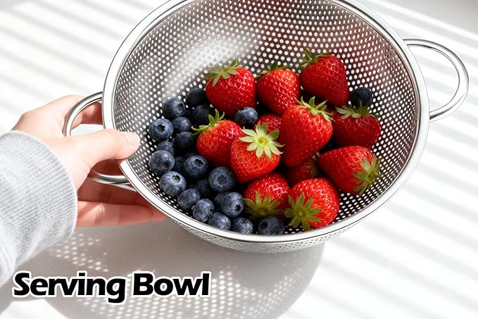 Leonyo Stainless Steel Colander - Image 9