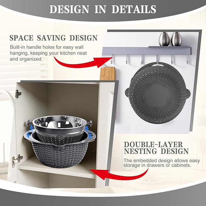 4-1 Colander with Lid Set - Image 7