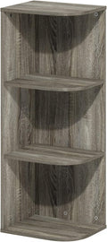 Furinno PASIR Book Shelf, 3-Tier Corner Bookshelf by Furinno-FitsYourSpaceFitsYourBudget