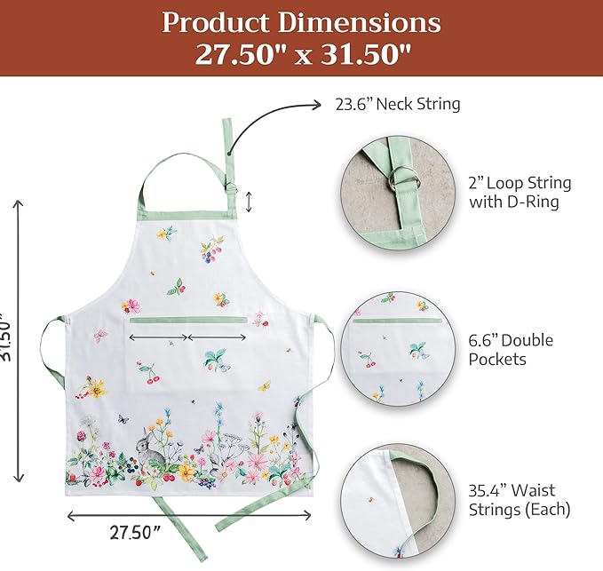 Maison d' Hermine 100% Cotton Apron - Image 7