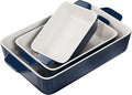 Kook Casserole Dish, Ceramic Baking Dish, Large Lasagna Pan Deep by Kook