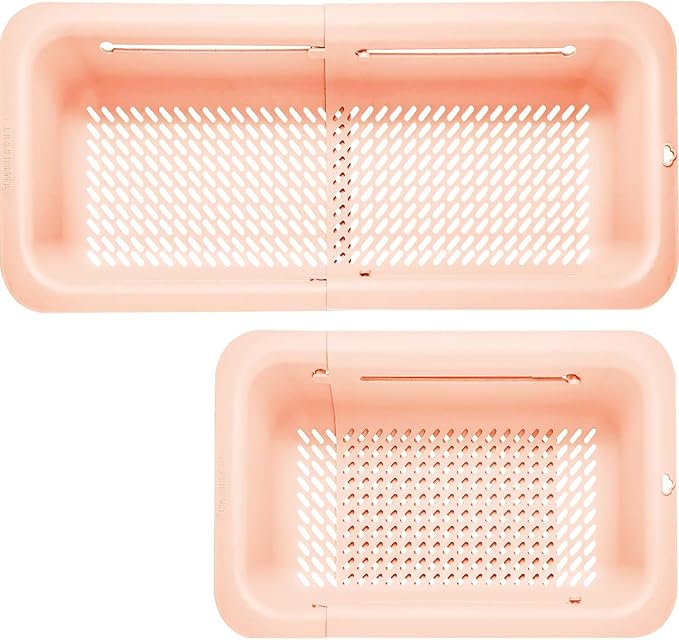 LASSHSWA Collapsible Colander for Kitchen, Over the Sink Strainer Basket for by LASSHSWA