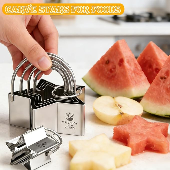 Star Cookie Cutters, Biscuit Cutter Set - Image 6